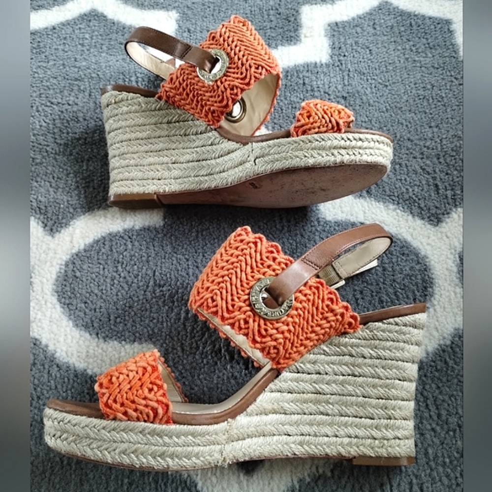 Vero Cuoio VC SIGNATURE," VI-MILO "Crochet Slingback Espadrilles